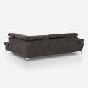 Verstellbares 3-Sitzer Schlafsofa mit rechter Ottomane und Stauraum Tova Eigenschaften