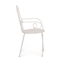 Stapelbarer Gartenstuhl im Shabby Chic Stil Bizzotto Etienne Verkauf
