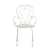 Stapelbarer Gartenstuhl im Shabby Chic Stil Bizzotto Etienne 