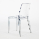 Cristal Light Grand Soleil Design stapelbare Stühle aus transparentem Polycarbonat für Küche und Bar  Preis