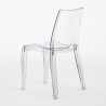 Cristal Light Grand Soleil Design stapelbare Stühle aus transparentem Polycarbonat für Küche und Bar  Preis