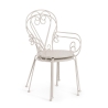 Stapelbarer Gartenstuhl im Shabby Chic Stil Bizzotto Etienne 