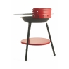 Runder Holzkohlegrill aus Stahl mit verstellbarem Grillrost Brava Sales