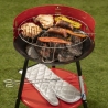 Runder Holzkohlegrill aus Stahl mit verstellbarem Grillrost Brava Angebot