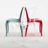 Cristal Light Grand Soleil Design stapelbare Stühle aus transparentem Polycarbonat für Küche und Bar  Kosten