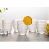 Set mit 6 dekorierten Wassergläsern aus Glas 325 ml Roma Verkauf