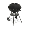 Runder Holzkohlegrill aus Stahl mit Deckel und Rädern Torka Katalog