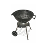 Runder Holzkohlegrill aus Stahl mit Deckel und Rädern Torka Lagerbestand
