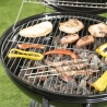 Runder Holzkohlegrill Ø57x90cm mit Rädern und Deckel Seara Angebot