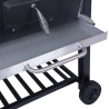 Holzkohlegrill mit Deckel, verstellbarem Grillrost und Rädern Grilla Katalog