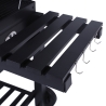 Holzkohlegrill mit Deckel, verstellbarem Grillrost und Rädern Grilla Lagerbestand