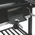 Holzkohlegrill mit Deckel, verstellbarem Grillrost und Rädern Grilla Eigenschaften