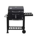 Holzkohlegrill mit Deckel, verstellbarem Grillrost und Rädern Grilla Sales