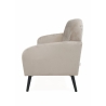 2-Sitzer Sofa aus Stoff in Vintage-Samtoptik, Taupe, Zelto Katalog