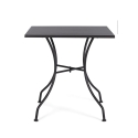 Quadratischer Gartentisch aus Stahl 70x70x71cm Bizzotto Kelsie Auswahl
