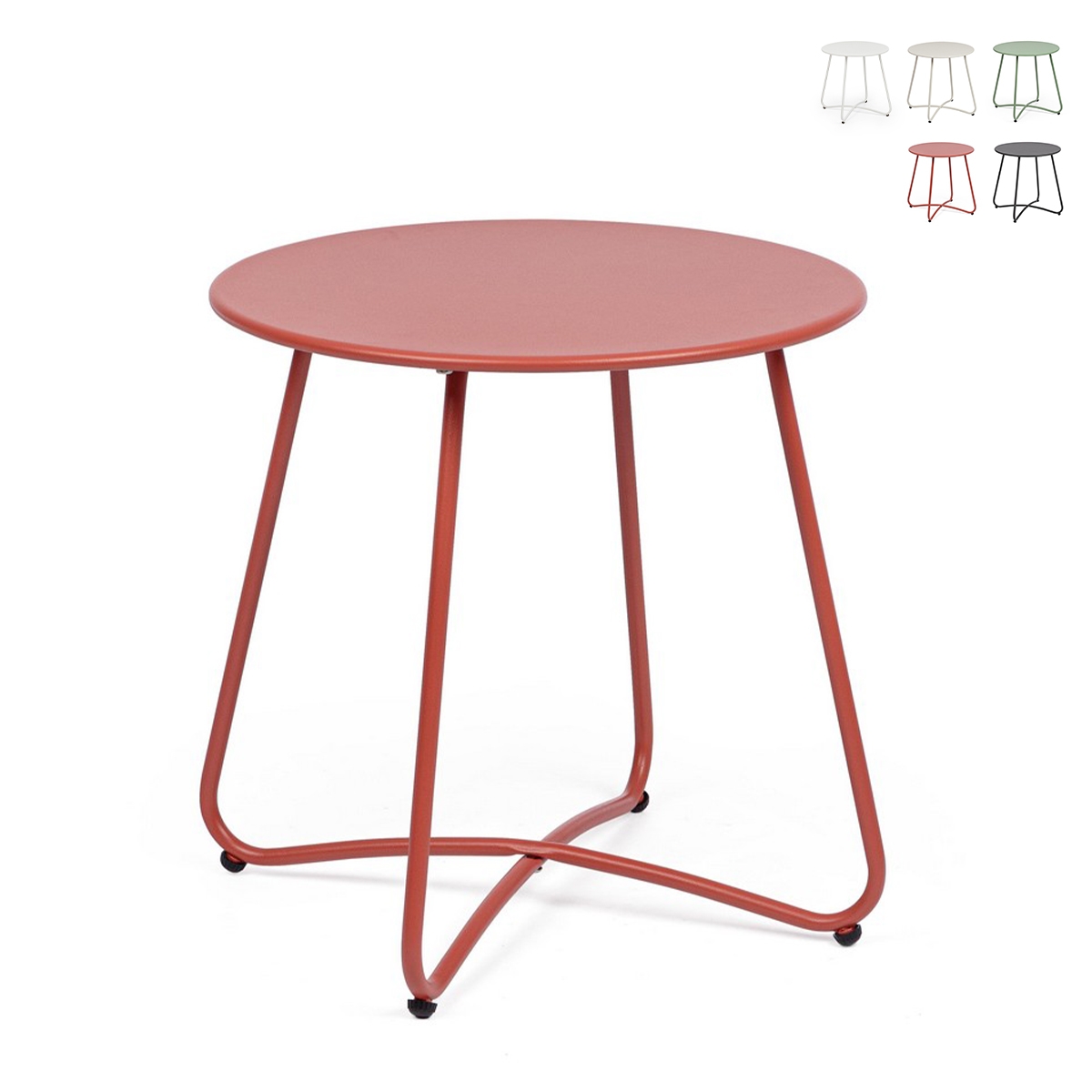 Runder Gartentisch 45cm modernes Design Bizzotto Austin Rabatte