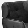 Relaxsessel Wohnzimmer modernes Design aus Velourssteppung Lunna Sales