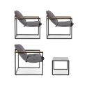 Gartenset mit 2 Sesseln, Sofa und Tisch Bizzotto Ilda Sales