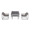 Gartenset mit 2 Sesseln, Sofa und Tisch Bizzotto Ilda Angebot
