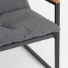 Gartenset mit 2 Sesseln, Sofa und Tisch Bizzotto Ilda Modell