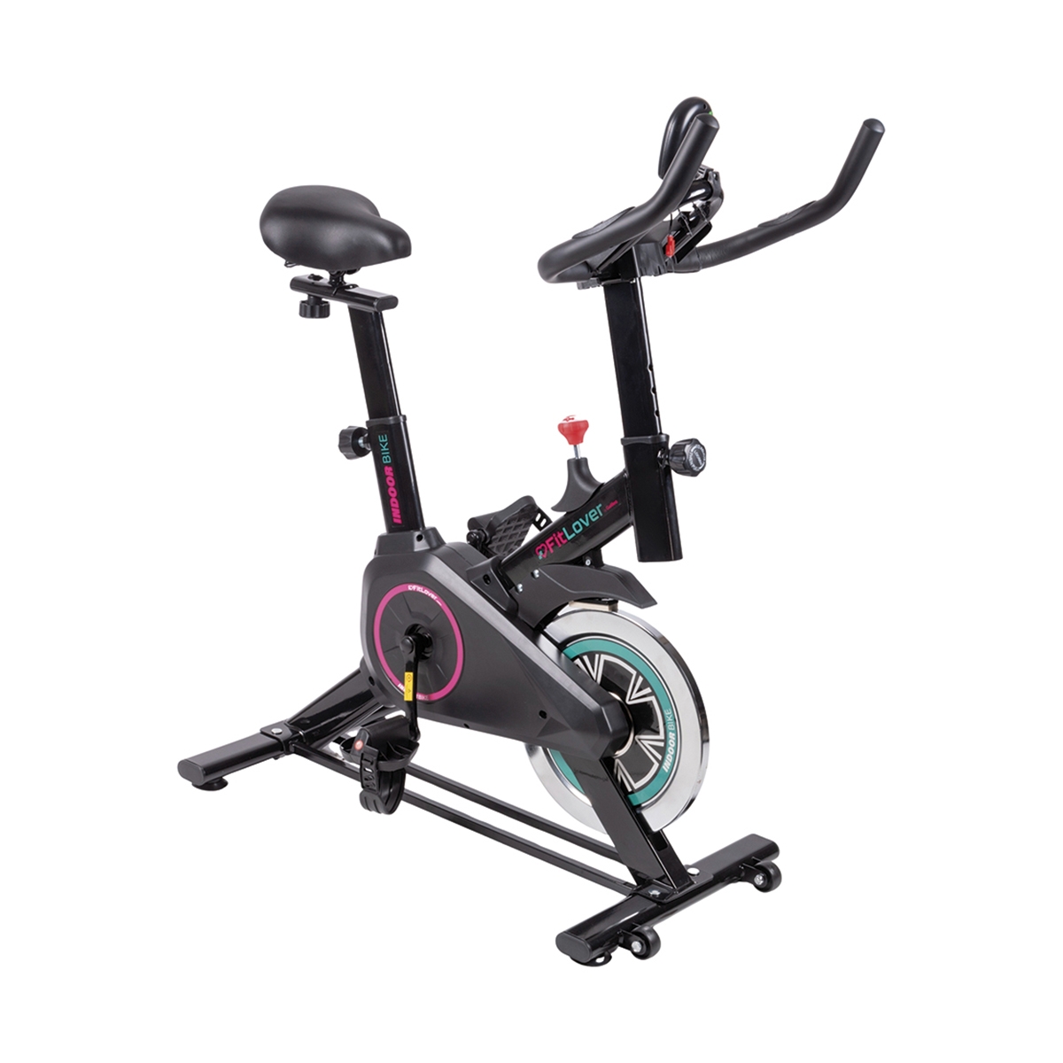 Fitbike Schwungrad 4 kg Display 5 Funktionen Smartphone-Halterung Striva