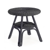 Runder Gartentisch 52cm aus geflochtenem Rattan Bizzotto Alliss Aktion