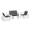 Moderner Garten-Lounge: Sofa, 2 Sessel, Beistelltisch Bizzotto Gonzalo Kosten
