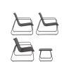 Moderner Garten-Lounge: Sofa, 2 Sessel, Beistelltisch Bizzotto Gonzalo Kauf