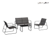 Moderner Garten-Lounge: Sofa, 2 Sessel, Beistelltisch Bizzotto Gonzalo Angebot