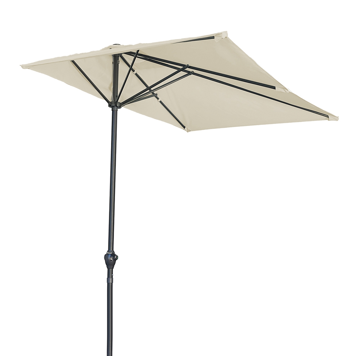 Sonnenschirm für Außenbereich Terrasse Balkon 250x125x227cm Half Cuba Aktion Sonnenschirm für Außenbereich Terrasse Balkon 250x125x227cm Half Cuba Aktion