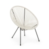 Bizzotto Parker Outdoor-Sessel mit Spaghetti-Design aus Kordel Modell