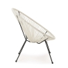 Bizzotto Parker Outdoor-Sessel mit Spaghetti-Design aus Kordel Eigenschaften
