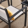 Gartenlounge mit 2 modernen Stühlen und Tisch 45x45cm Bizzotto Auri Kosten