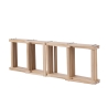 Faltbare Flaschenhalterung aus Kiefernholz 53x17x38 Vintor Sales
