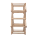 Faltbare Flaschenhalterung aus Kiefernholz 53x17x38 Vintor Rabatte