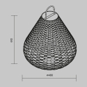 Solar-Gartenlampe Laterne aus schwarzem Rattan 61x48cm Maytoni Plet Auswahl