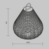 Solar-Gartenlampe Laterne aus schwarzem Rattan 61x48cm Maytoni Plet Auswahl