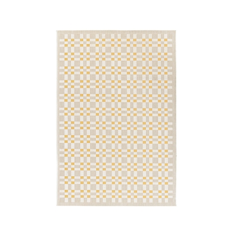 Rechteckiger Teppich 160x230 innen außen beige gold Bizzotto Marcel Aktion