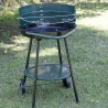 Holzkohlegrill mit Rädern und verstellbarem Rundrost Ø 48cm Kivra Auswahl