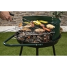 Holzkohlegrill mit Rädern und verstellbarem Rundrost Ø 48cm Kivra Angebot