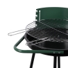 Holzkohlegrill mit Rädern und verstellbarem Rundrost Ø 48cm Kivra Rabatte