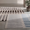 Bizzotto Hada Outdoor/Indoor Teppich Blau Beige Grau aus Polyester Angebot