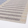 Bizzotto Hada Outdoor/Indoor Teppich Blau Beige Grau aus Polyester Sales