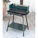 Holzkohlegrill mit verstellbarem Rost 58x38xh82cm Grilza Verkauf