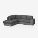 3-Sitzer Schlafsofa mit Bettkasten und linker Chaise Longue Veyro Sales