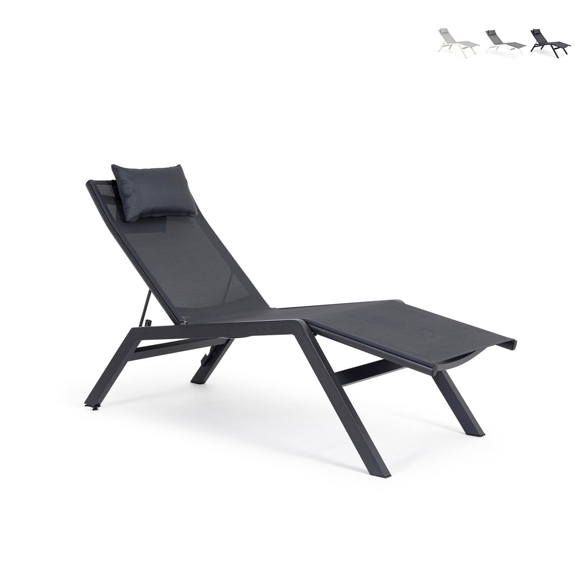 Verstellbare Gartenliege mit Kissen Bizzotto Krion Sales Verstellbare Gartenliege mit Kissen Bizzotto Krion Sales