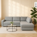 Schlafsofa 3-Sitzer mit rechter Chaiselongue und Stauraum Belka Aktion
