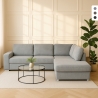 Schlafsofa 3-Sitzer mit rechter Chaiselongue und Stauraum Belka Aktion