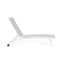 Recliner-Gartenliege verstellbar mit Rädern Cleopas Auswahl