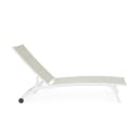 Recliner-Gartenliege verstellbar mit Rädern Cleopas Sales